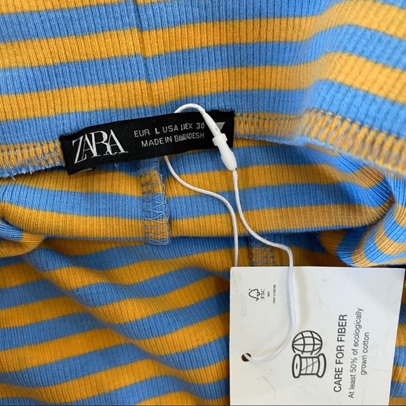 NEW Zara bike shorts and stripe shorts bundle - Picture 2 of 9